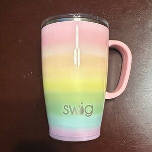 Swig 18oz Pastel Rainbow Tumbler NO LID